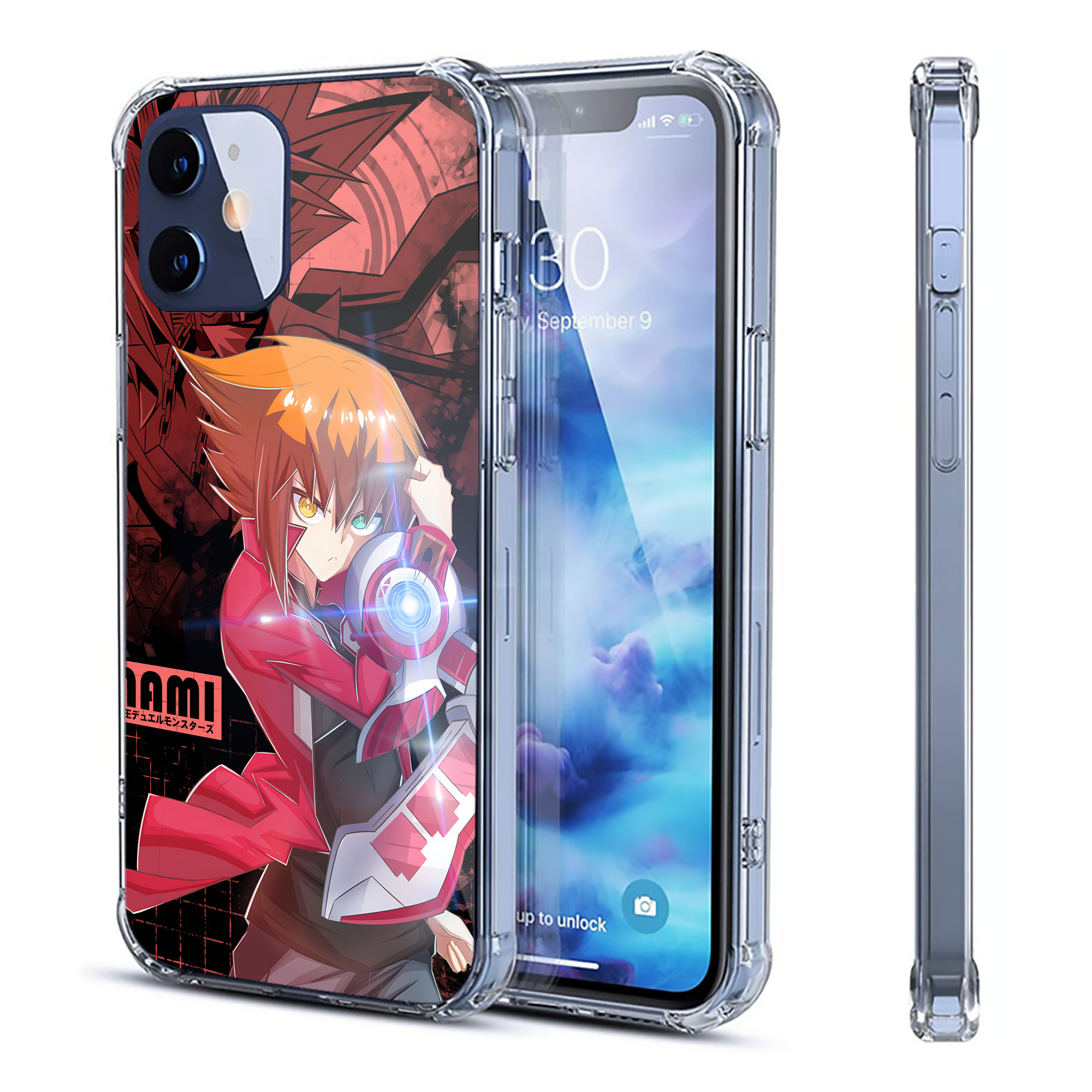 （画像用） 遊☆戯☆王 Yu-Gi-Oh! 【iPhone 12シリーズ対応】透明スマホケース（クリアソフトケース）